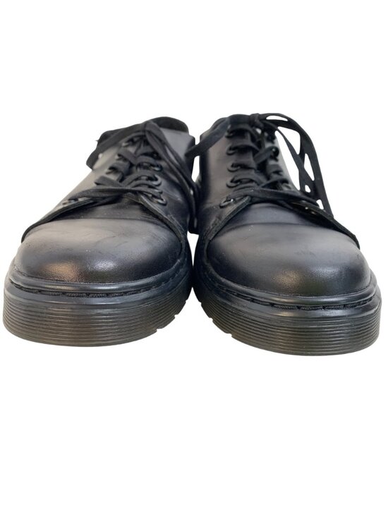 Dr. Martens Dante Mens 10 Lady 11 Sneaker Oxford Black Leather Shoes GUC Raw